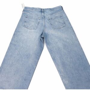 Old Navy Light Blue Flare & Wide Leg Jeans Mid-Rise